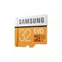 Voir la diapositive 2 : SAMSUNG Carte mémoire Micro SD EVO 32 Go + Adaptateur SD