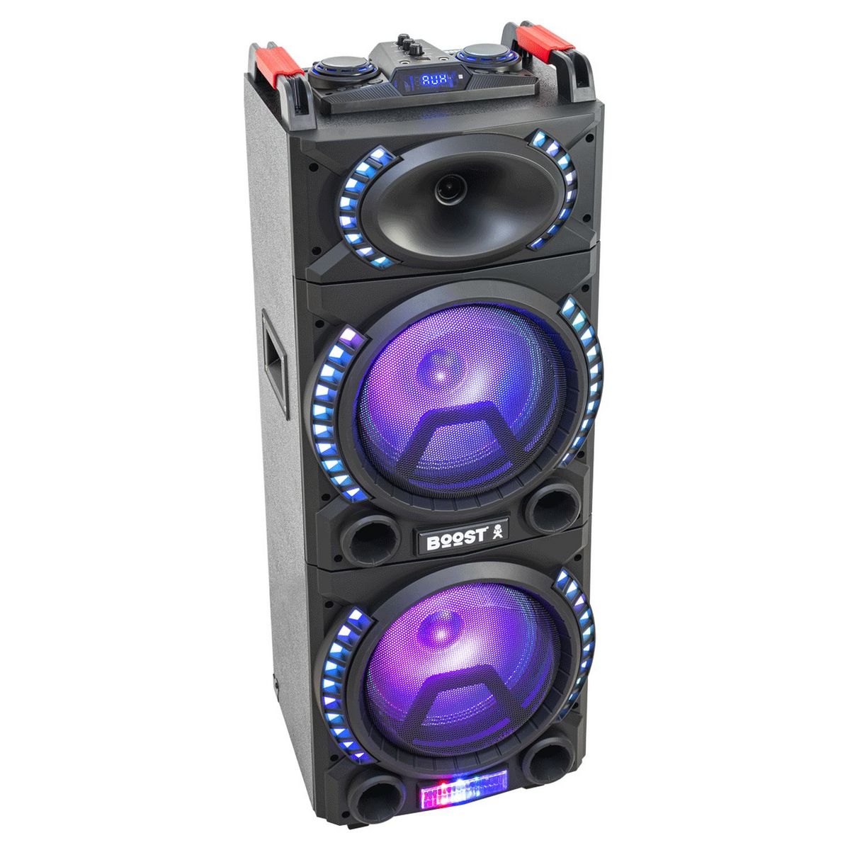 BOOST Enceinte Active DJ Bluetooth - Noir - STUPDJ20