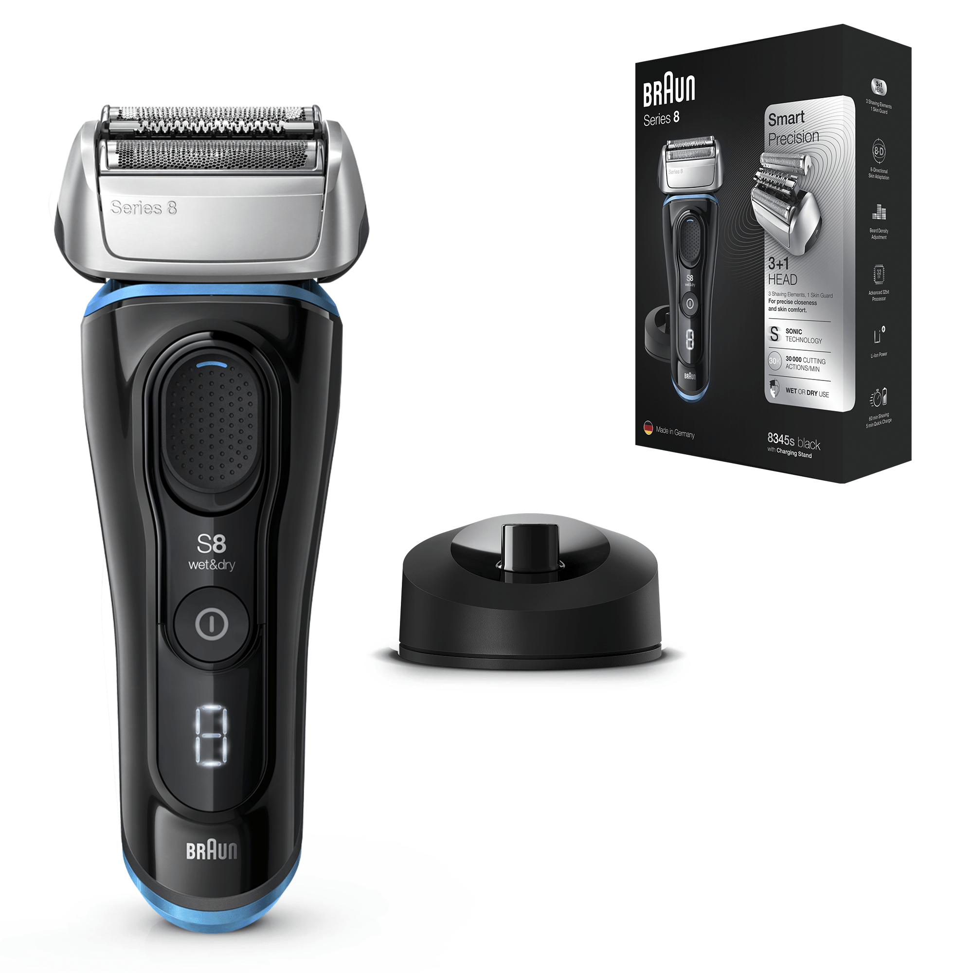 Voir la diapositive 13 : BRAUN Rasoir électrique - SERIES 8 8345S