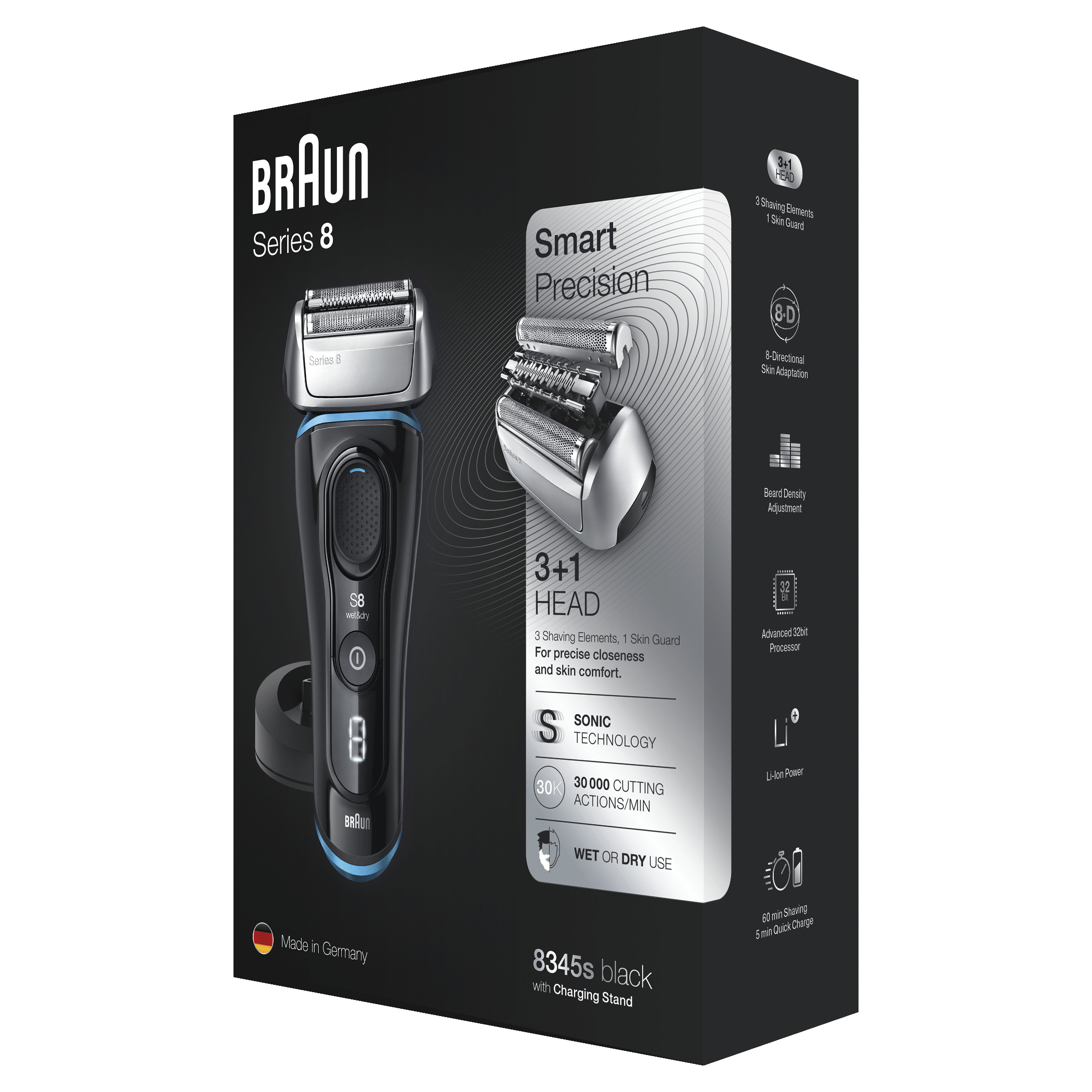 Voir la diapositive 15 : BRAUN Rasoir électrique - SERIES 8 8345S