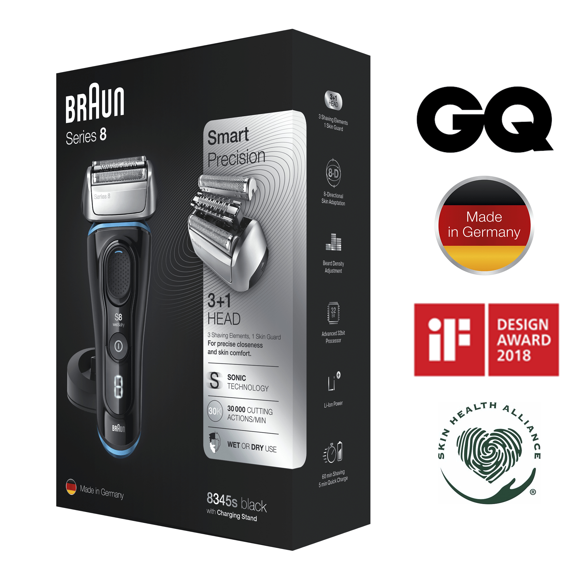 Voir la diapositive 18 : BRAUN Rasoir électrique - SERIES 8 8345S