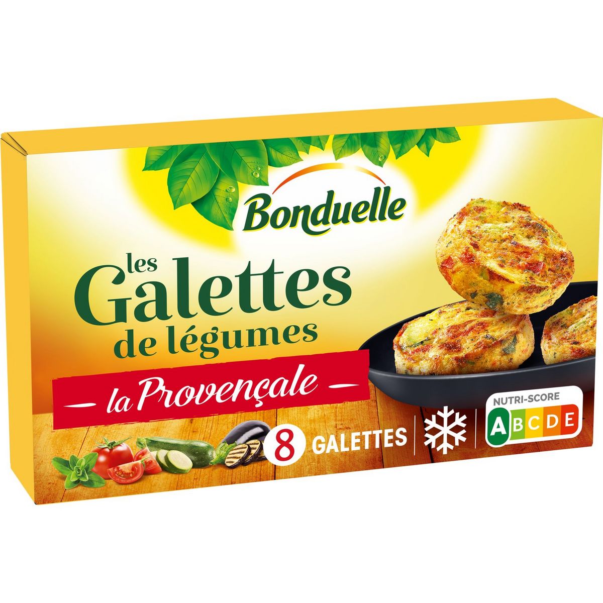 BONDUELLE Galette de légumes 8 pièces 300g