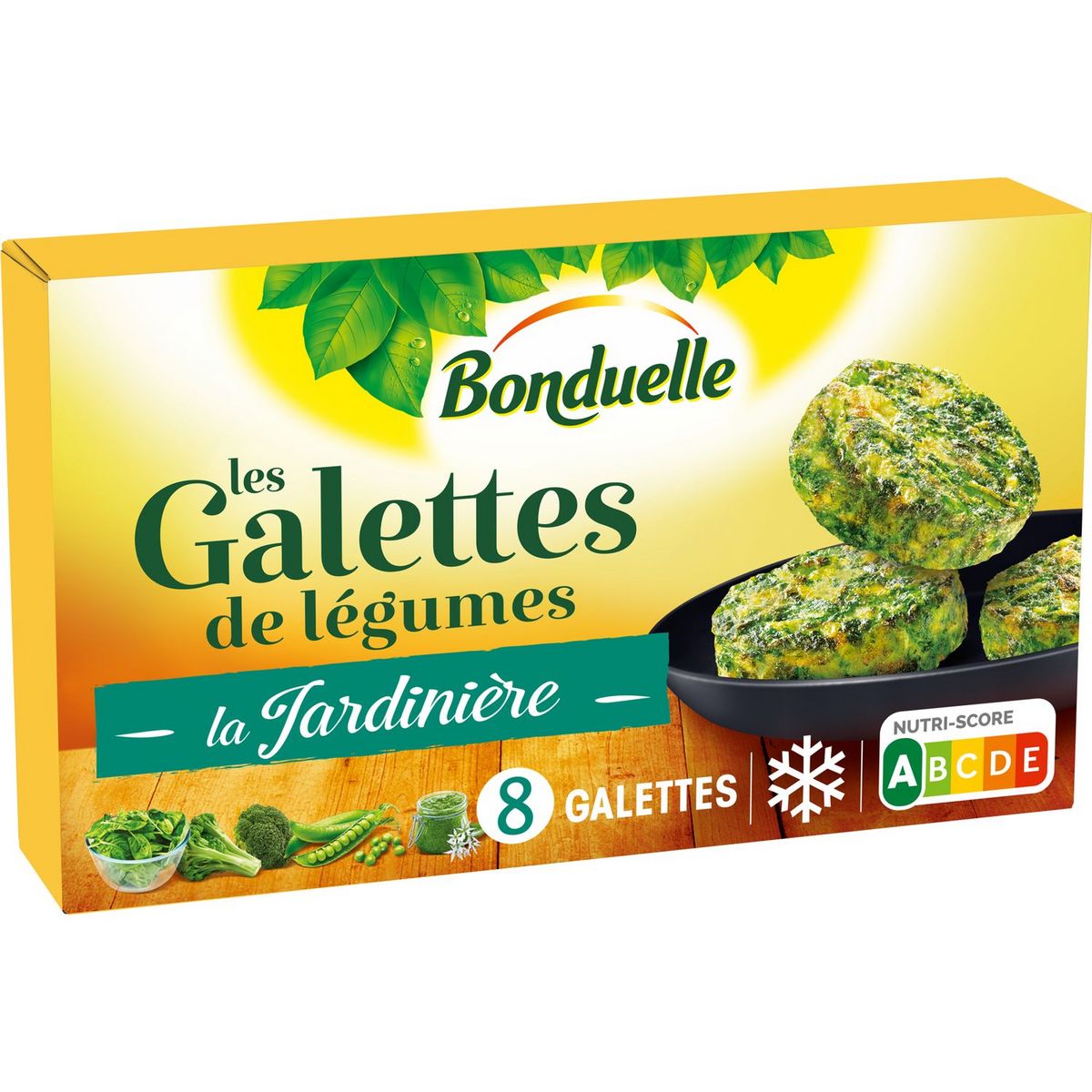 BONDUELLE Bonduelle galette aux épinards 300g