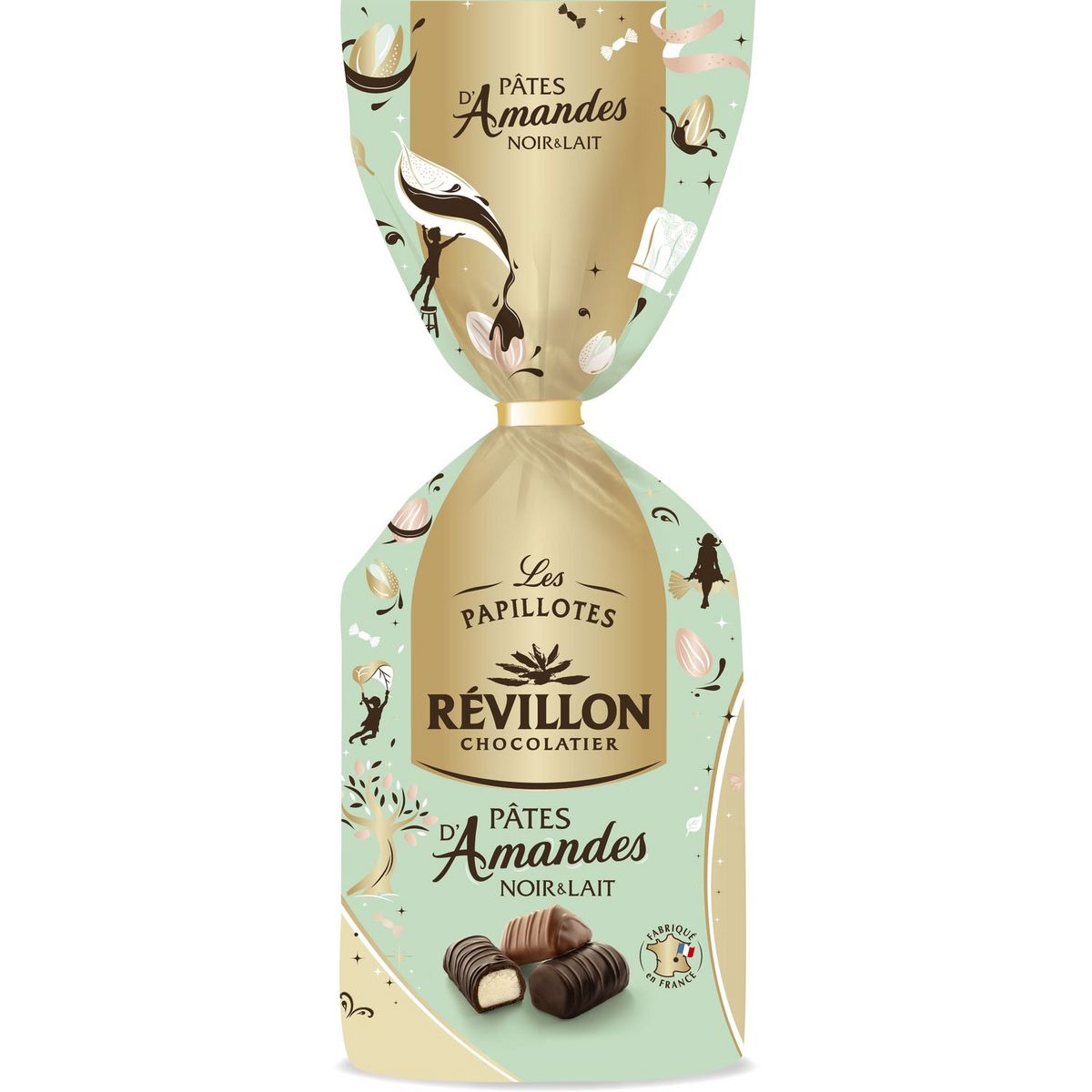 REVILLON Révillon papillotes pâtes d'amandes 405g