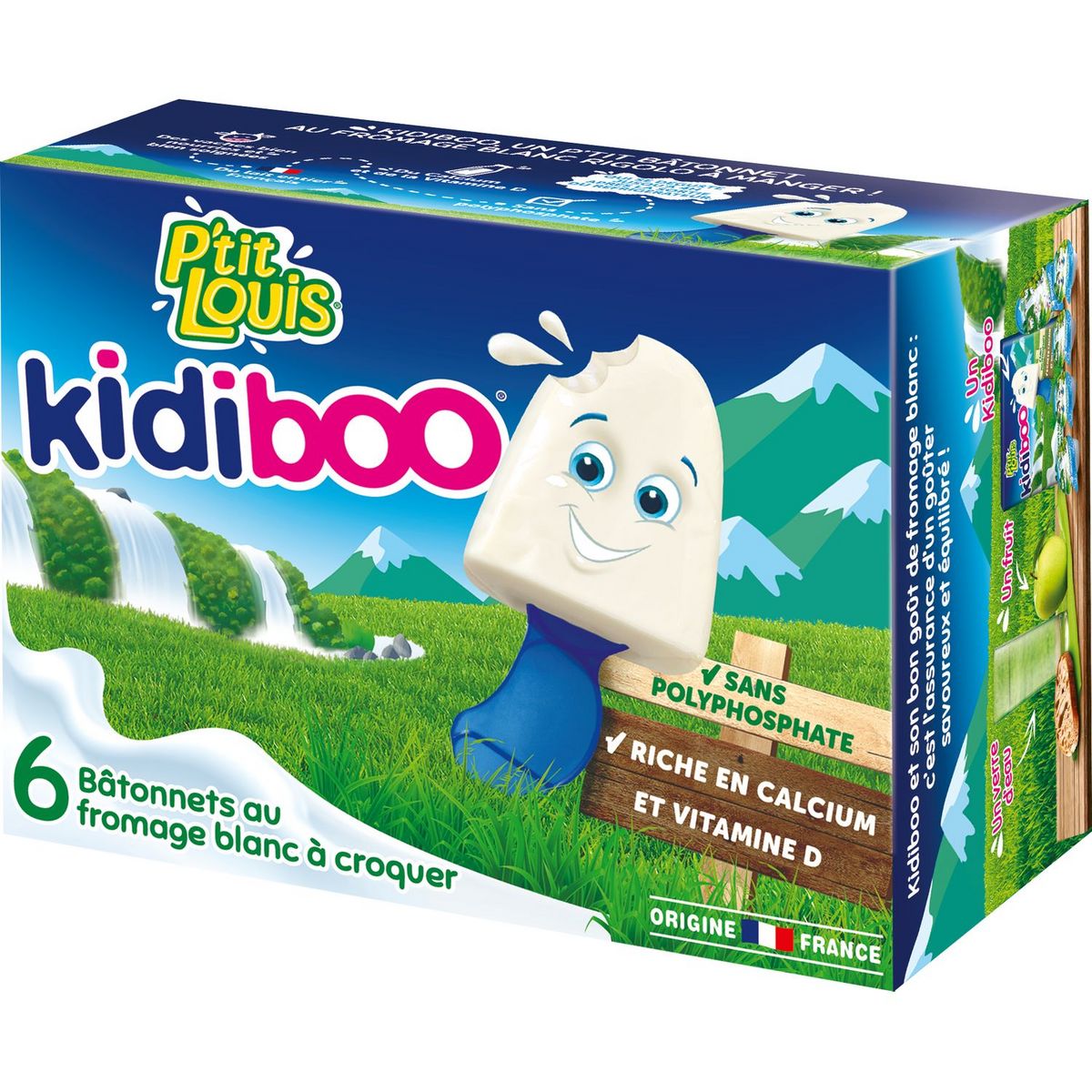 KIDIBOO Kidiboo portions x6 120g