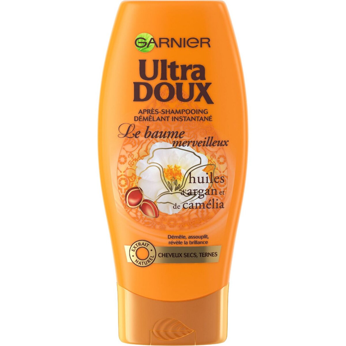 ULTRA DOUX Après-shampooing démêlant argan & camélia cheveux secs, ternes 200ml