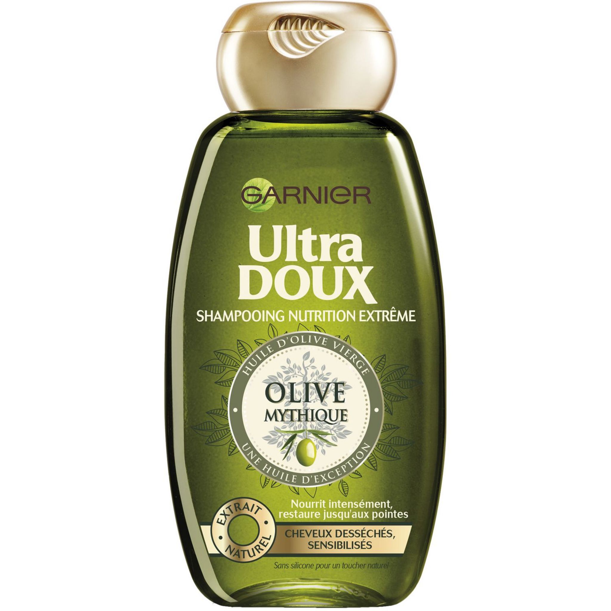 ULTRA DOUX Shampooing nutrition extrême olive mythique cheveux desséchés 250ml