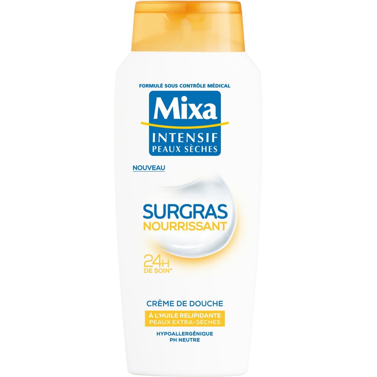 MIXA Crème de douche surgras nourrissant pour peaux extra-sèches 250ml
