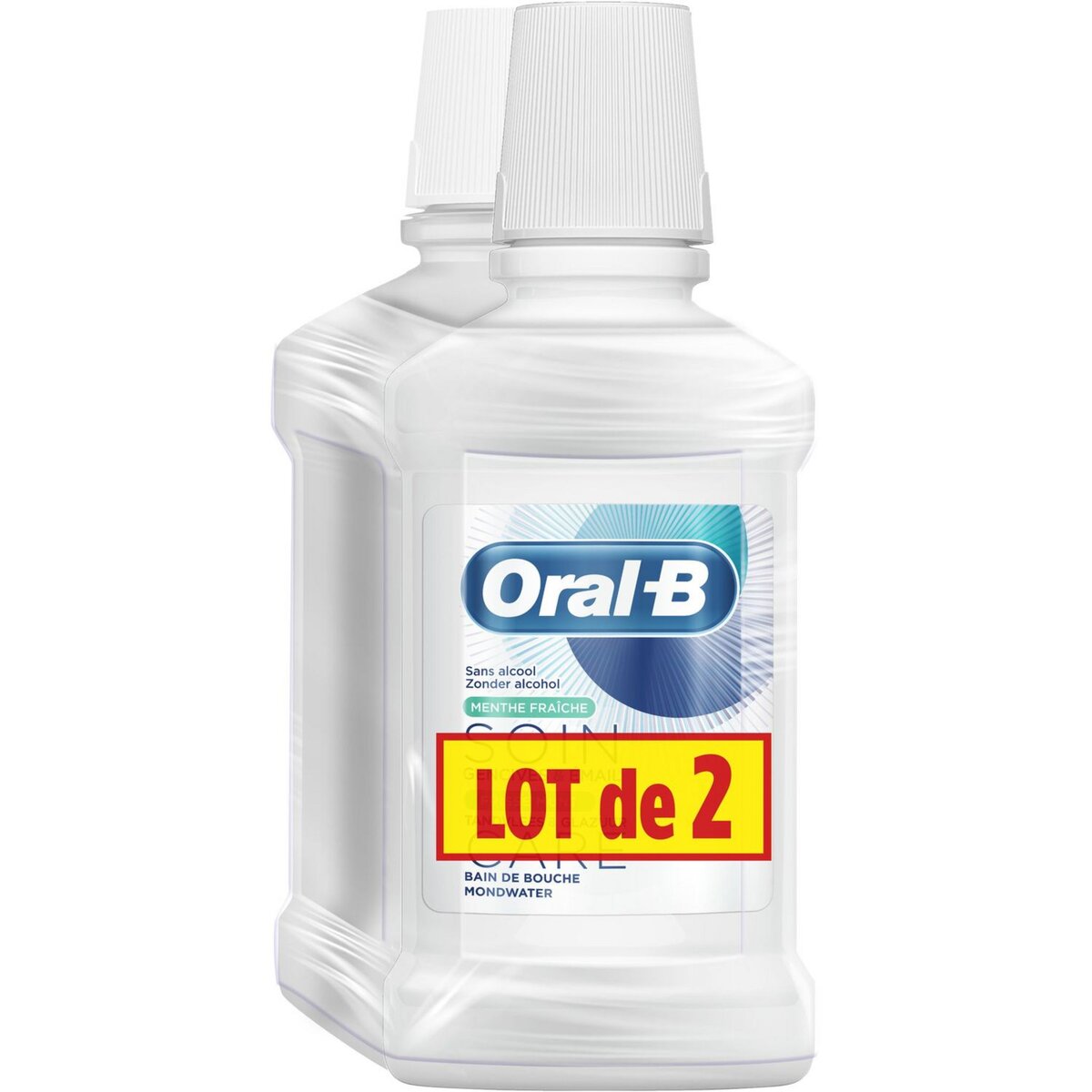 ORAL-B Bain de bouche menthe fraîche 2x250ml