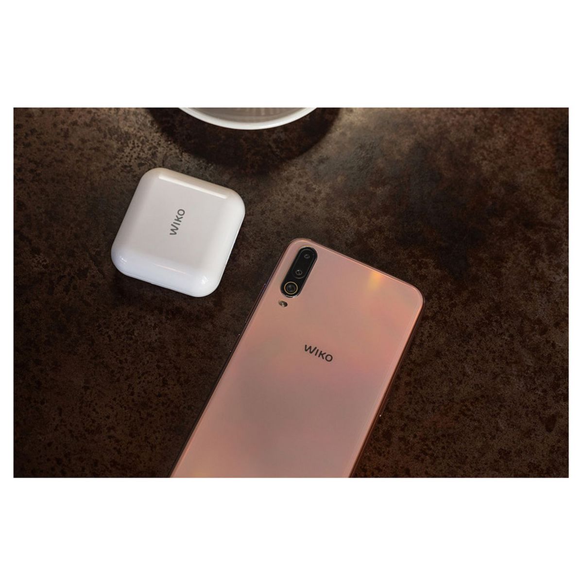 WIKO Écouteurs sans fil Bluetooth avec étui de charge - Blanc - WiShake Pocket