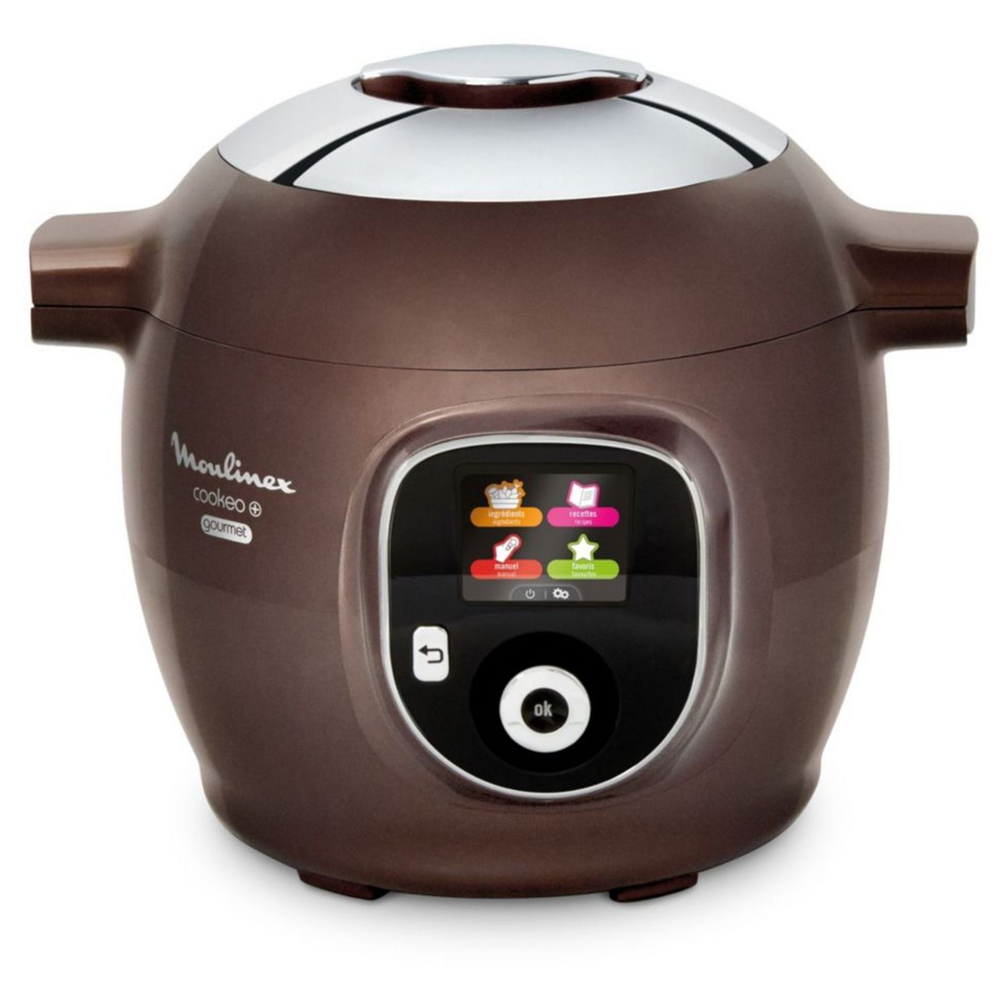 Voir la diapositive 7 : MOULINEX Multicuiseur intelligent cookeo CE852900 - Marron