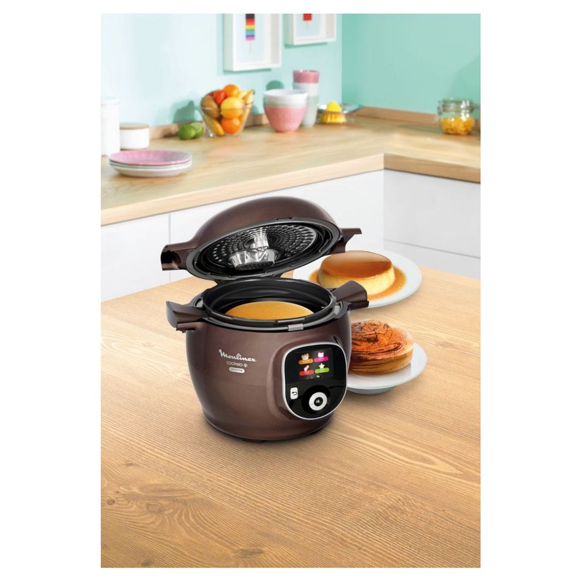 MOULINEX Multicuiseur intelligent cookeo CE852900 - Marron