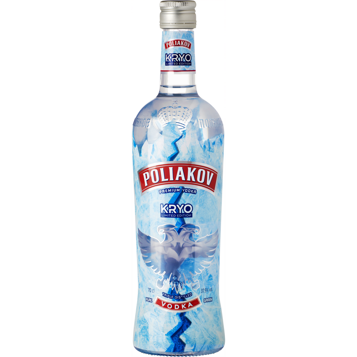 POLIAKOV Vodka Premium Kryo Pure grain Edition limitée 70cl
