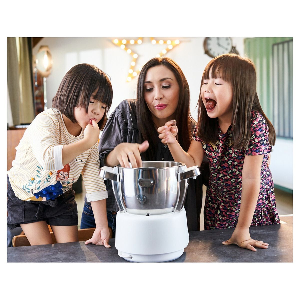 MOULINEX Robot cuiseur multifonction Companion HF80CB10 - Blanc