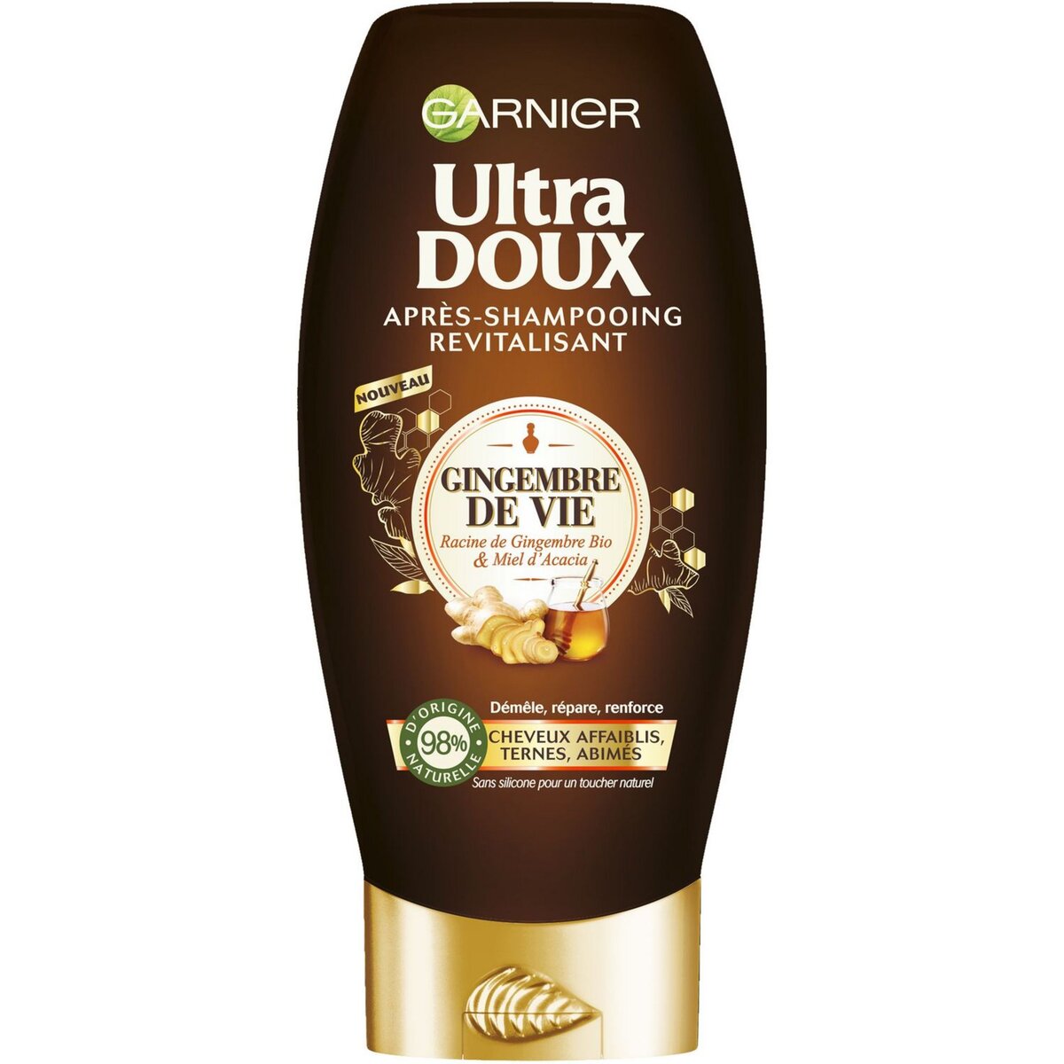 ULTRA DOUX Après shampooing revitalisant cheveux abîmés 200ml