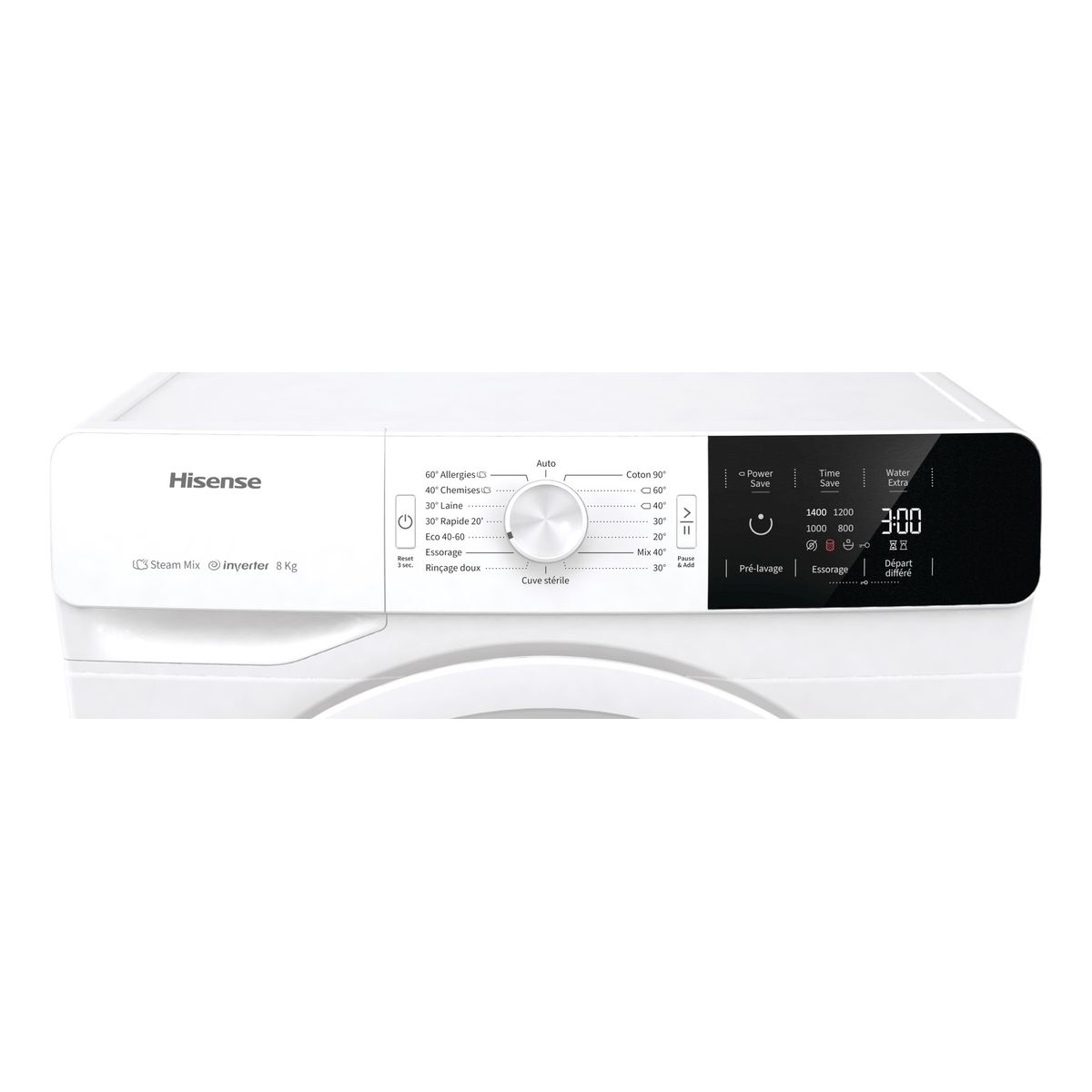 Voir la diapositive 7 : HISENSE Lave linge hublot WFGE80141VM, 8 kg, 1400 T/min