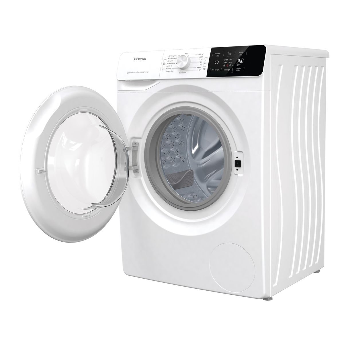HISENSE Lave linge hublot WFGE80141VM, 8 kg, 1400 T/min