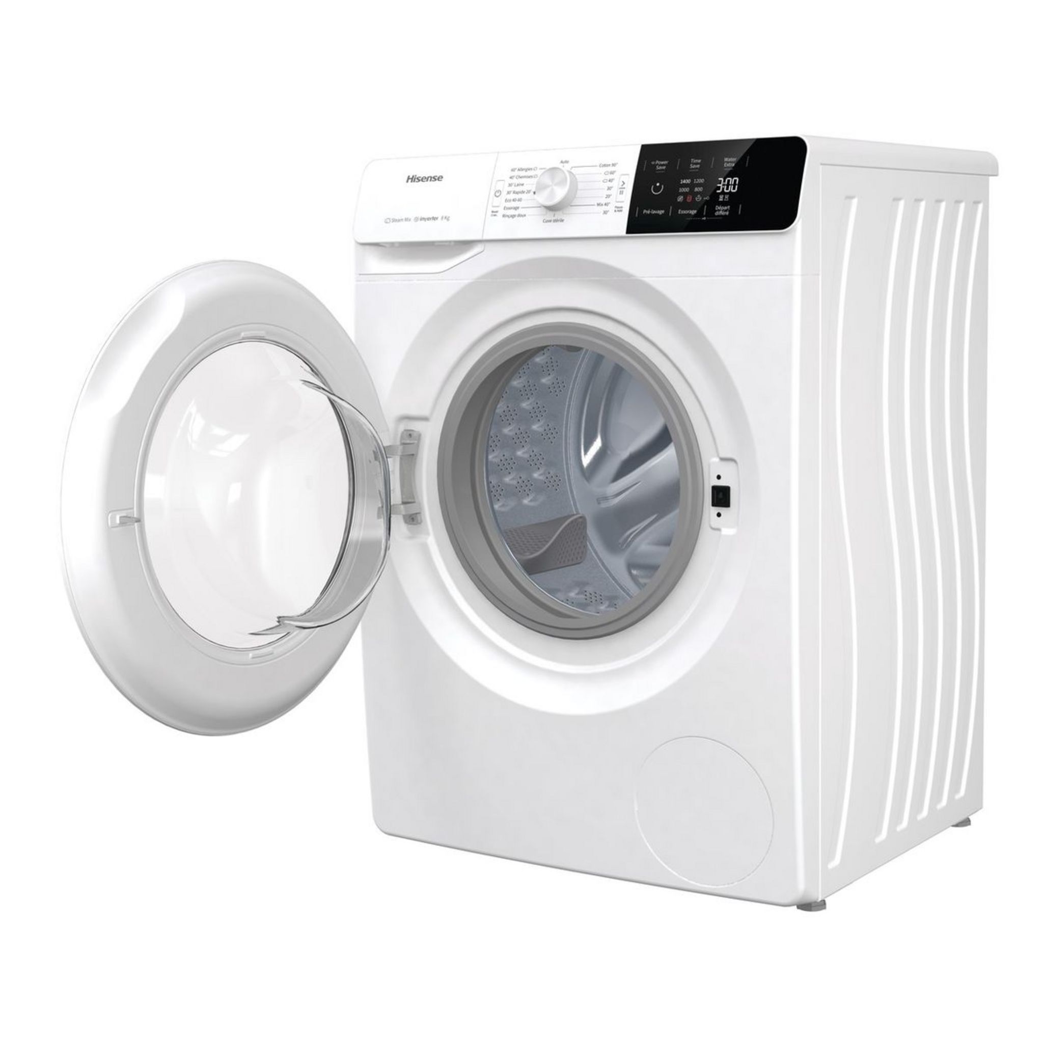Voir la diapositive 4 : HISENSE Lave linge hublot WFGE80141VM, 8 kg, 1400 T/min