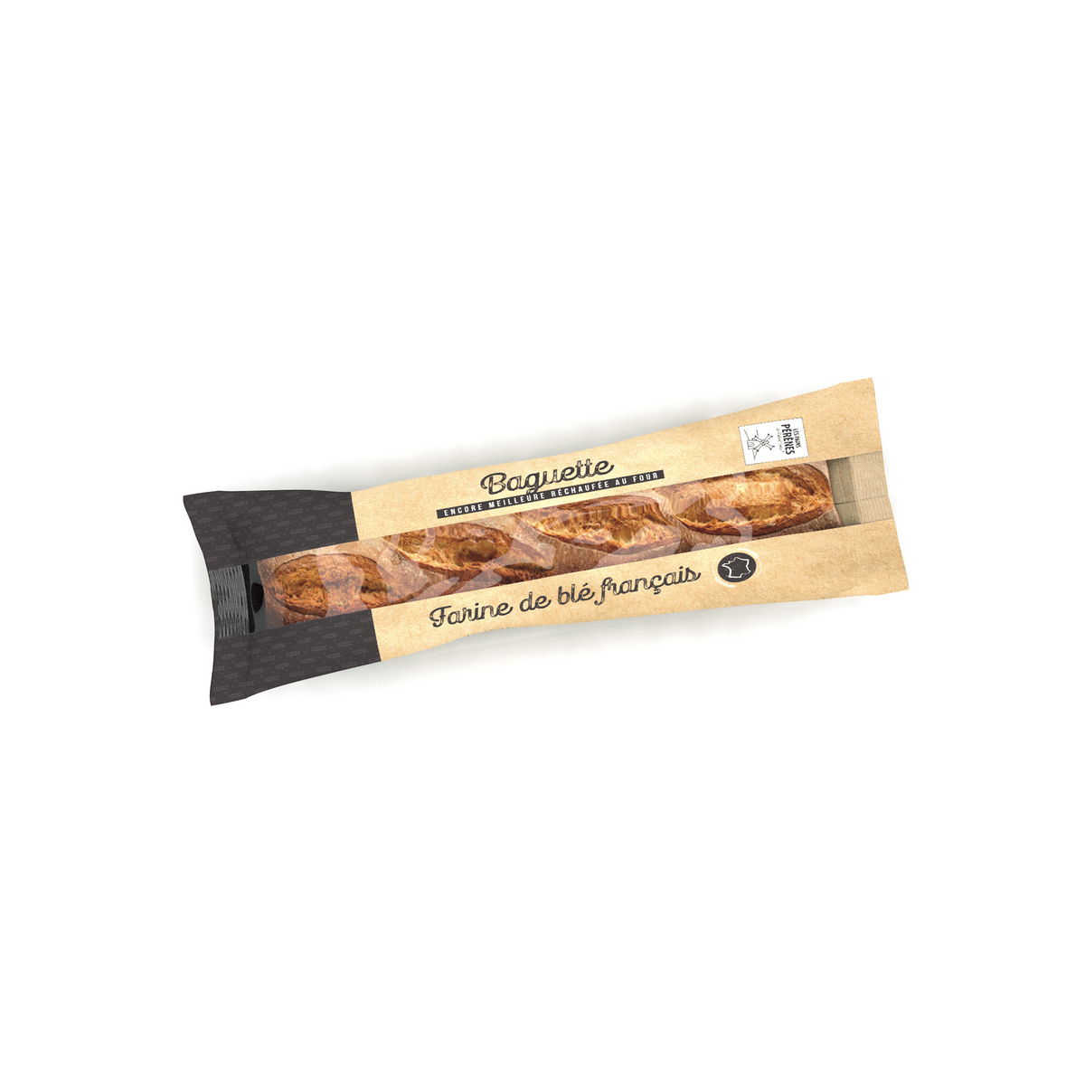 LES PAINS PERENES Baguette cuite 220g