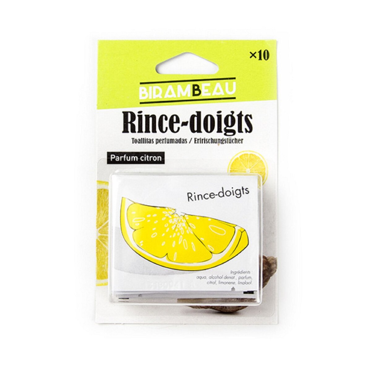 	Rince-doigts parfum citron 