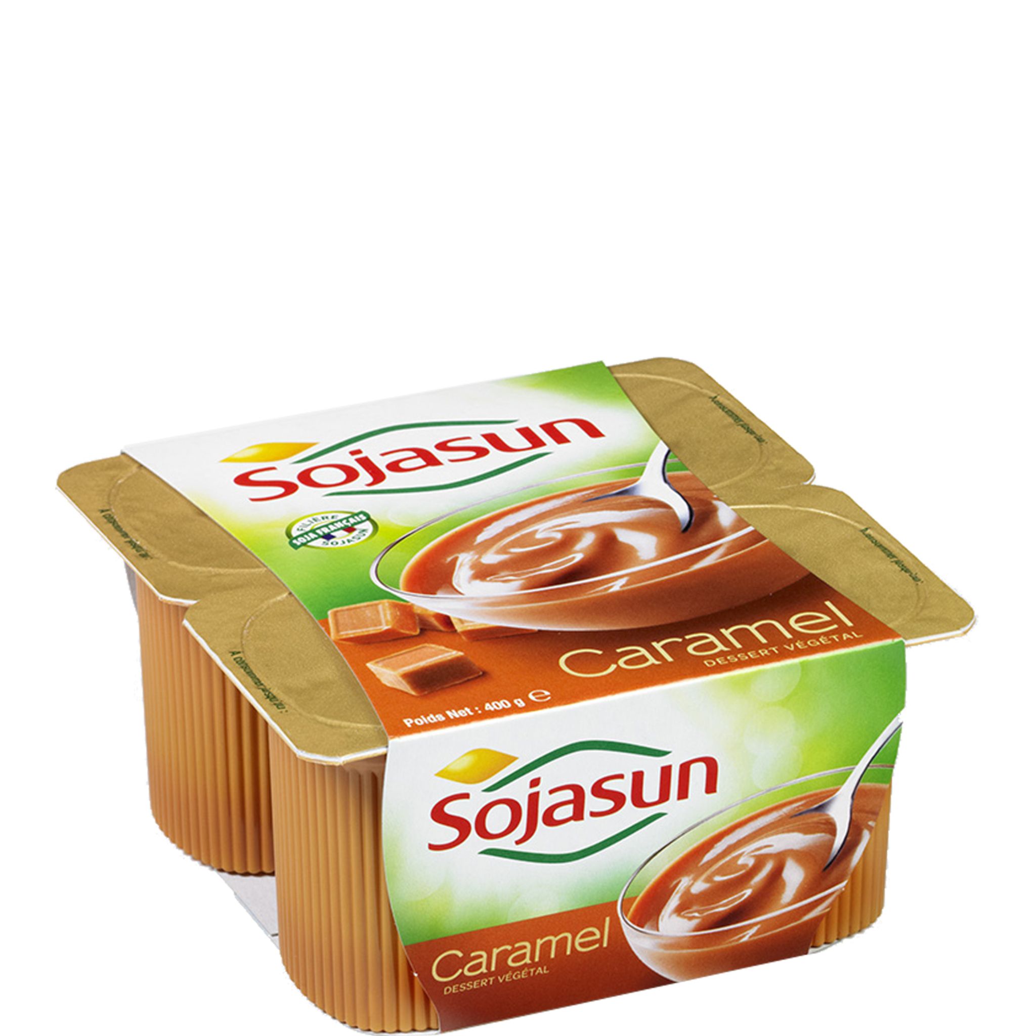 SOJASUN Sojasun plaisir caramel 4x100g pas cher - Auchan.fr