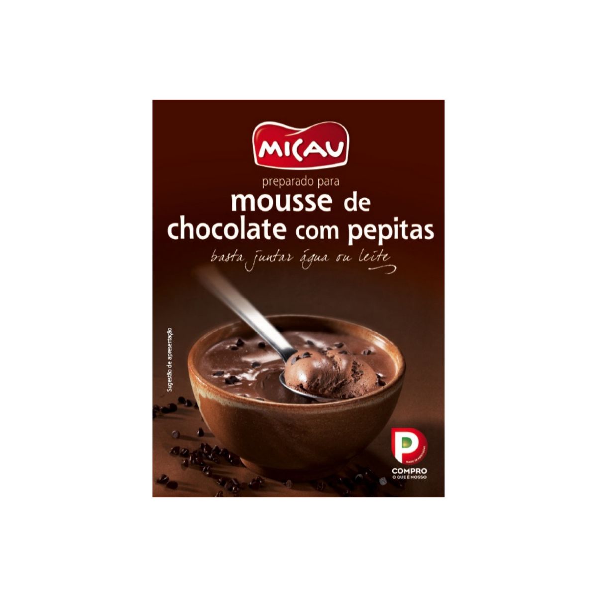 MICAU Préparation pour mousse chocolat avec pépites  145g