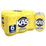 KAS Boisson gazeuse aromatisée au citron boîte  6x33cl