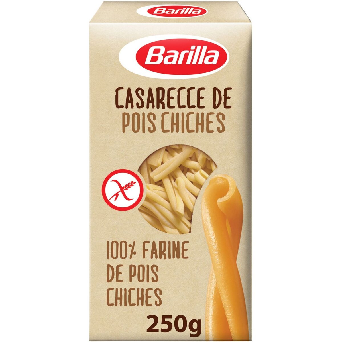 BARILLA Casarecce 100% farine de pois chiches sans gluten 250g