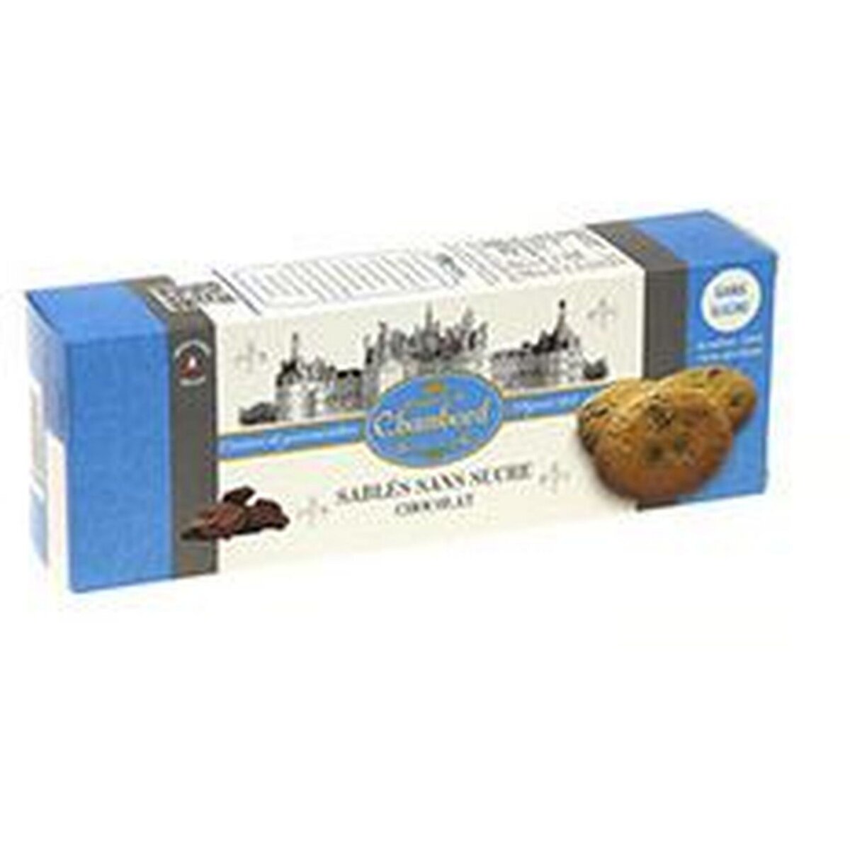 BISCUITERIE DE CHAMBORD Biscuits sablés au chocolat sans sucre 120g