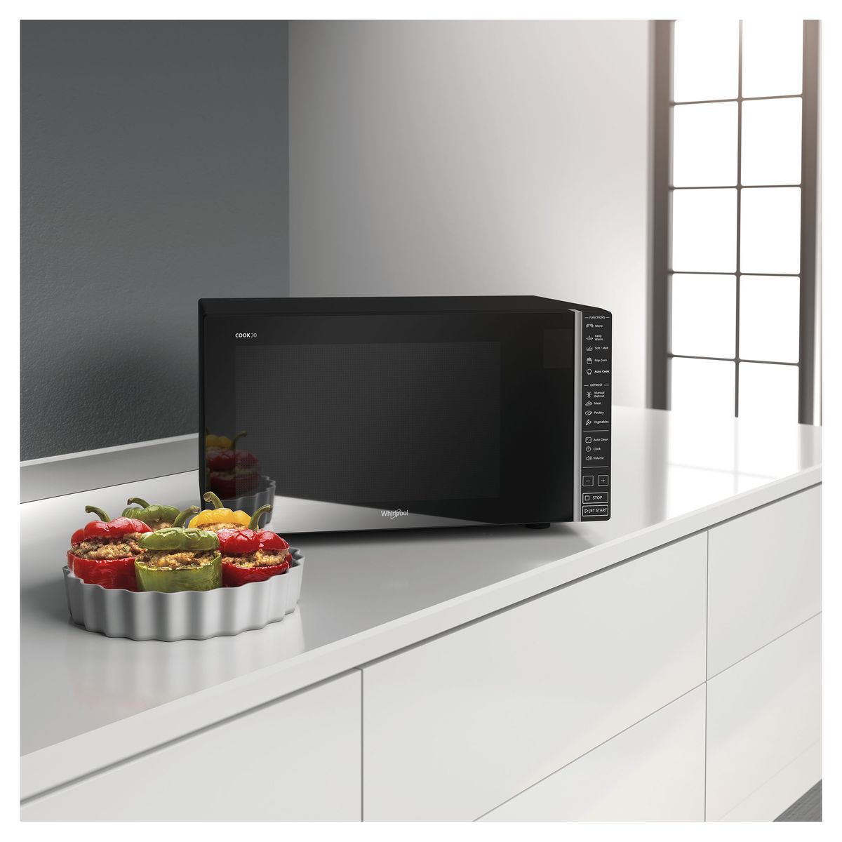 WHIRLPOOL Micro-ondes combiné MWP251B - Capacité 25 L