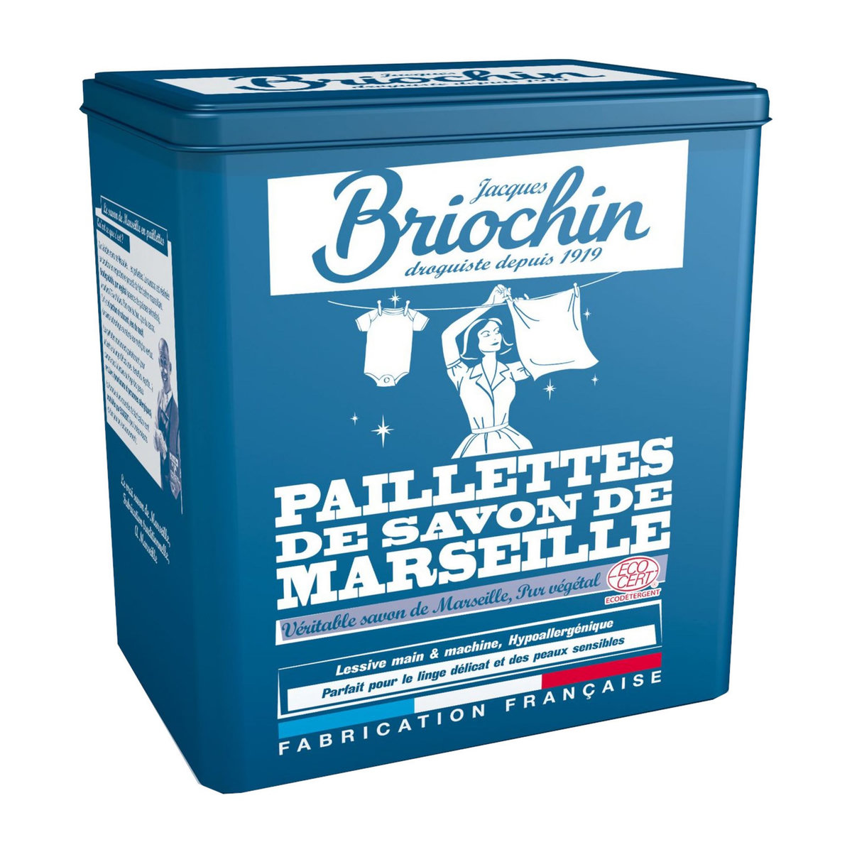 BRIOCHIN Lessive en paillettes de savon de Marseille 750g pas cher ...