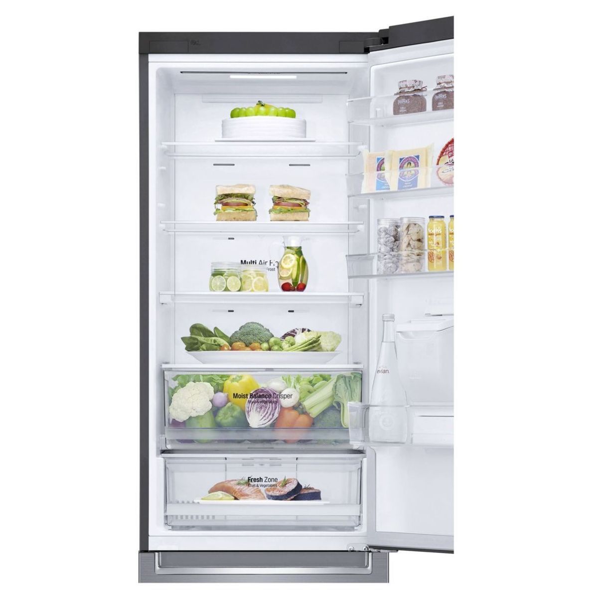 LG Réfrigérateur combiné  GBF62PZHZN, 383 L, Total no frost