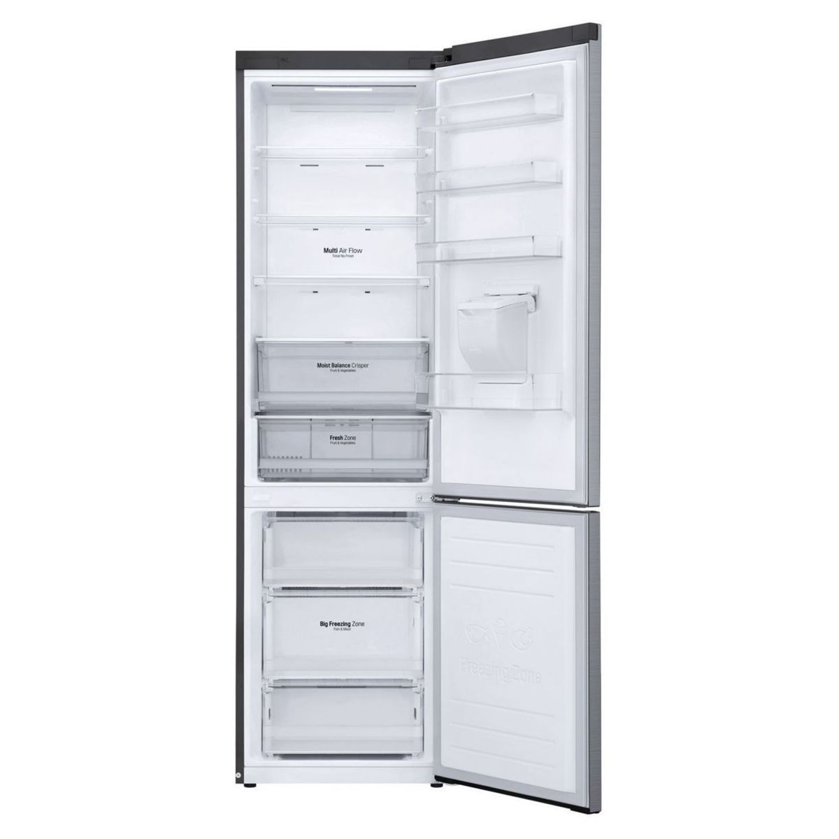 LG Réfrigérateur combiné  GBF62PZHZN, 383 L, Total no frost