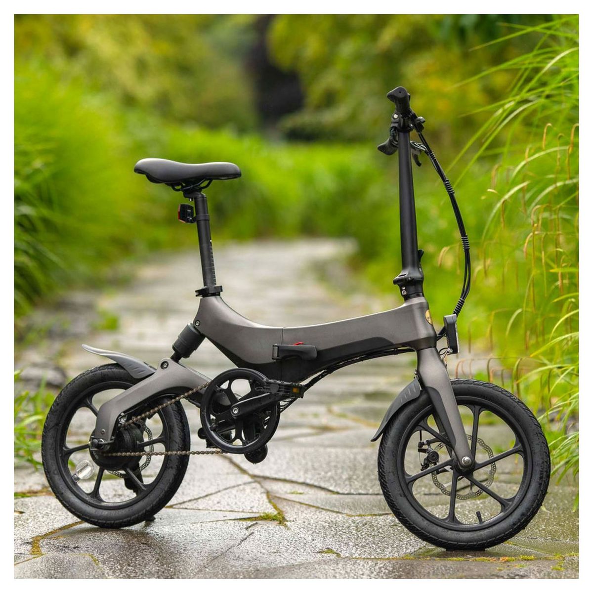 YEEP.ME Vélo pliable à assistance électrique - 1600 Le Citadin - Gris