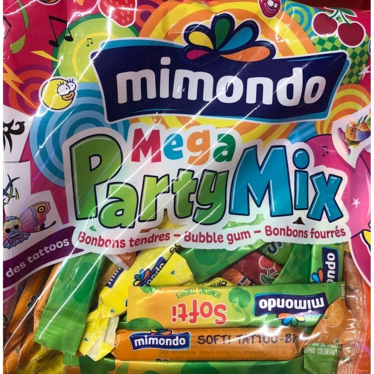Bonbons mimondo Mega Party Mix 350g