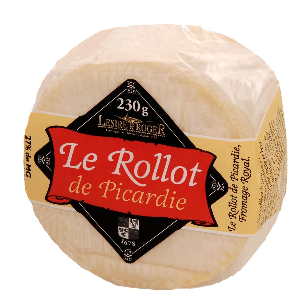 LESIRE Fromage le Rollot de Picardie 230g
