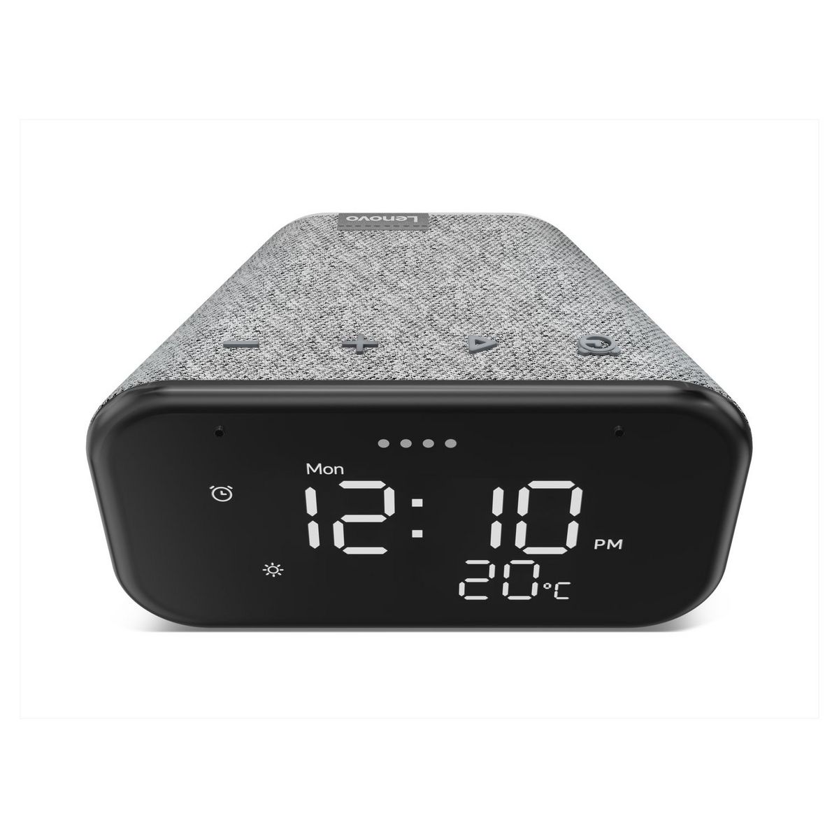 LENOVO Réveil Assistant vocal Smart Clock Essential - Gris