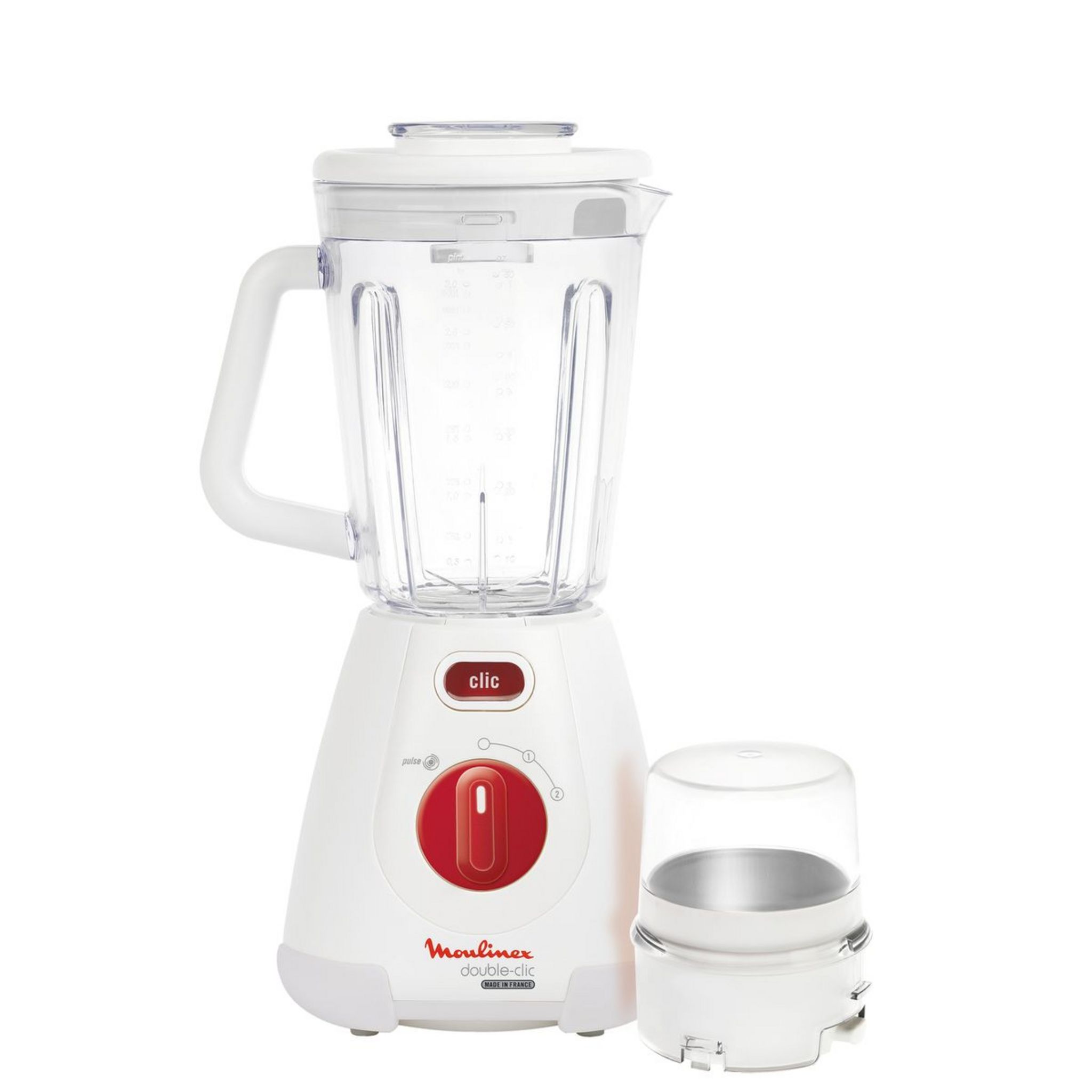 Voir la diapositive 2 : MOULINEX Blender LM238125 -Blanc