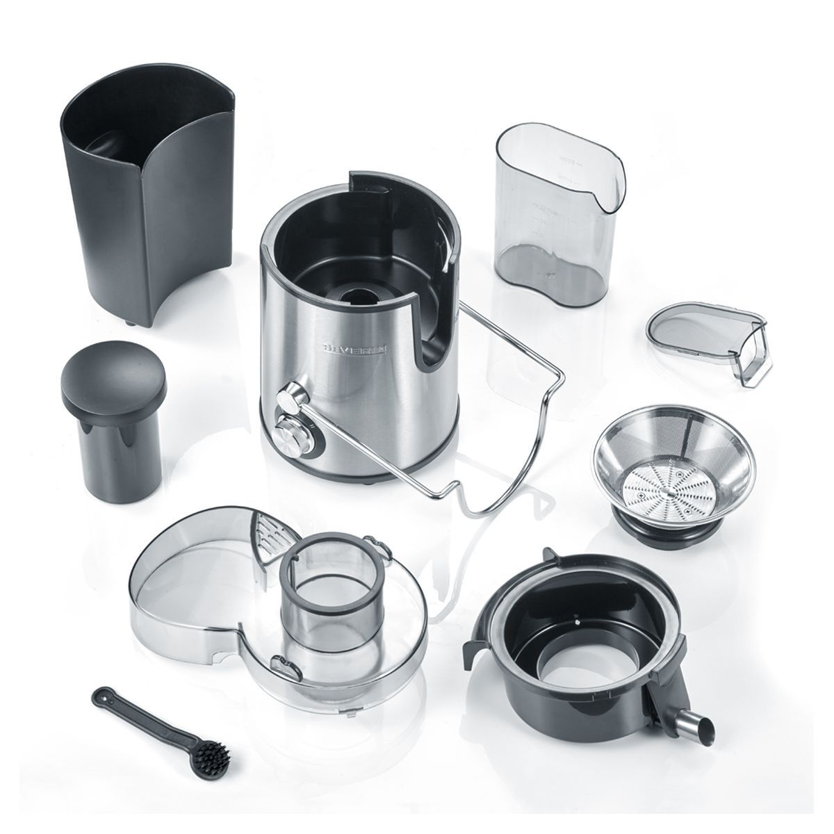 SEVERIN Centrifugeuse ES3566 - Inox et noir