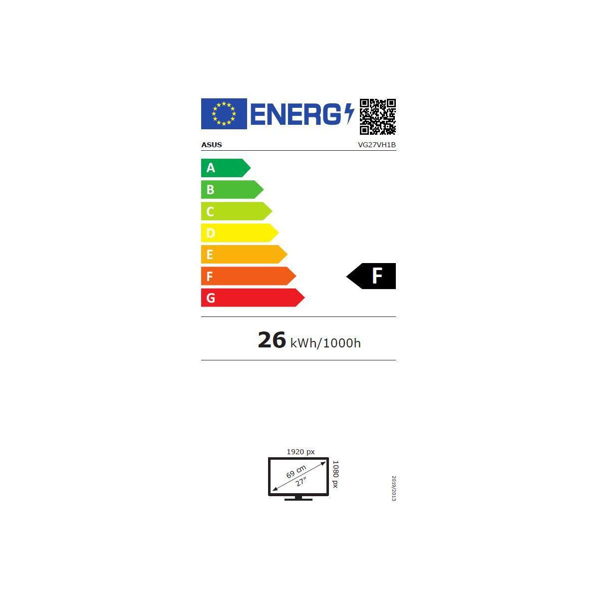 ASUS Ecran Gamer TUF VG27VH1B Incurvé 27 pouces - Noir