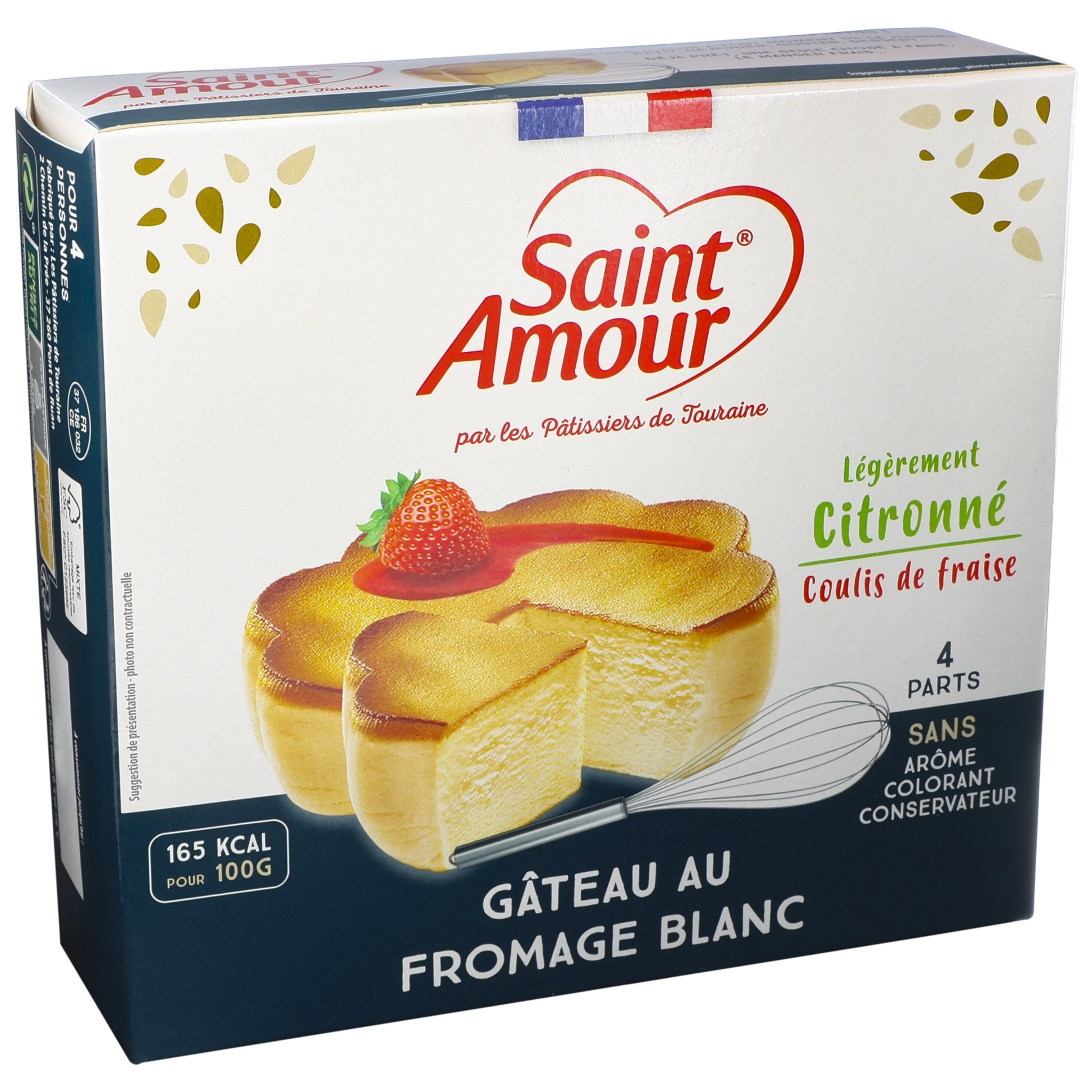 SAINT AMOUR Gâteau au fromage blanc léger 350g