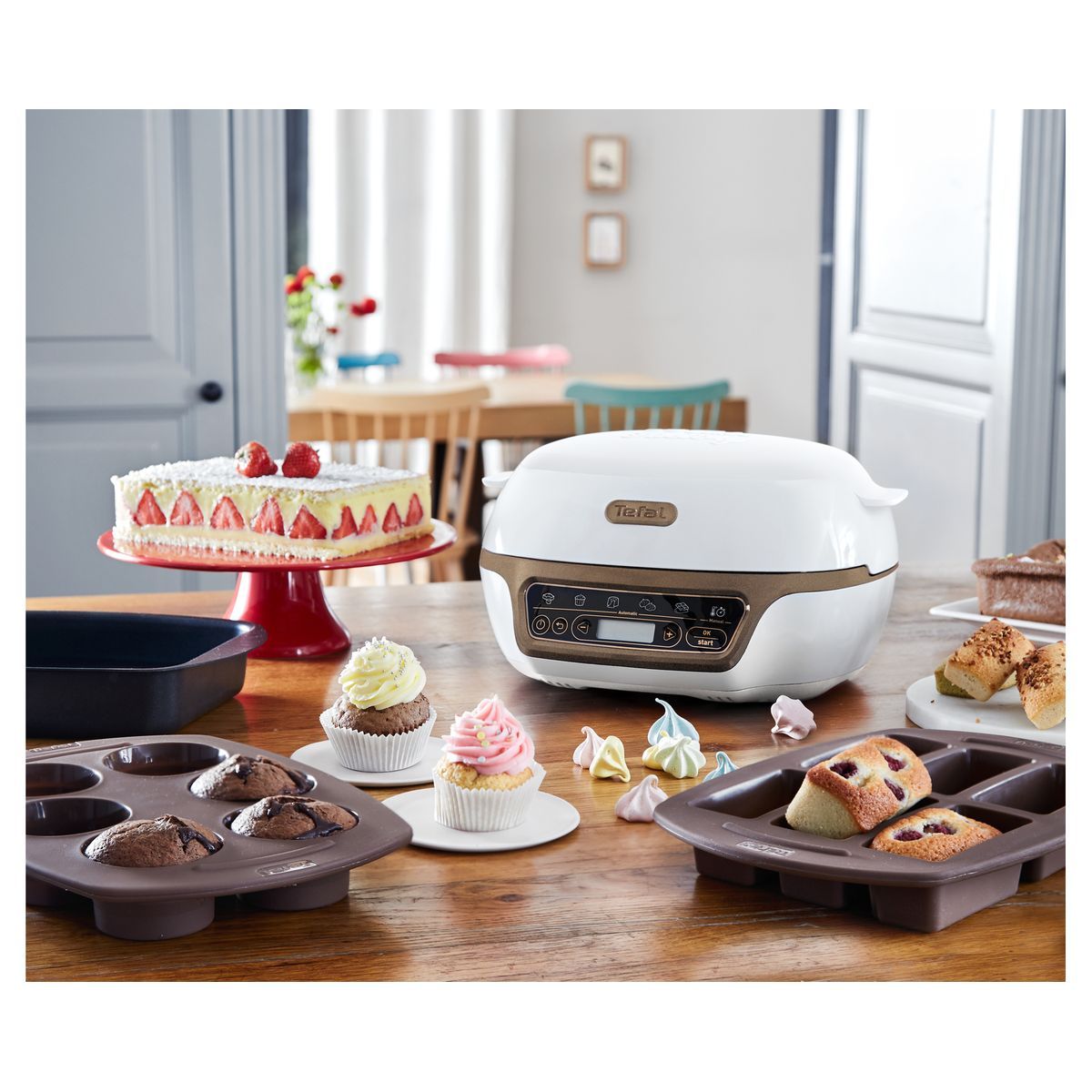 TEFAL Cake Factory KD802112 - Blanc