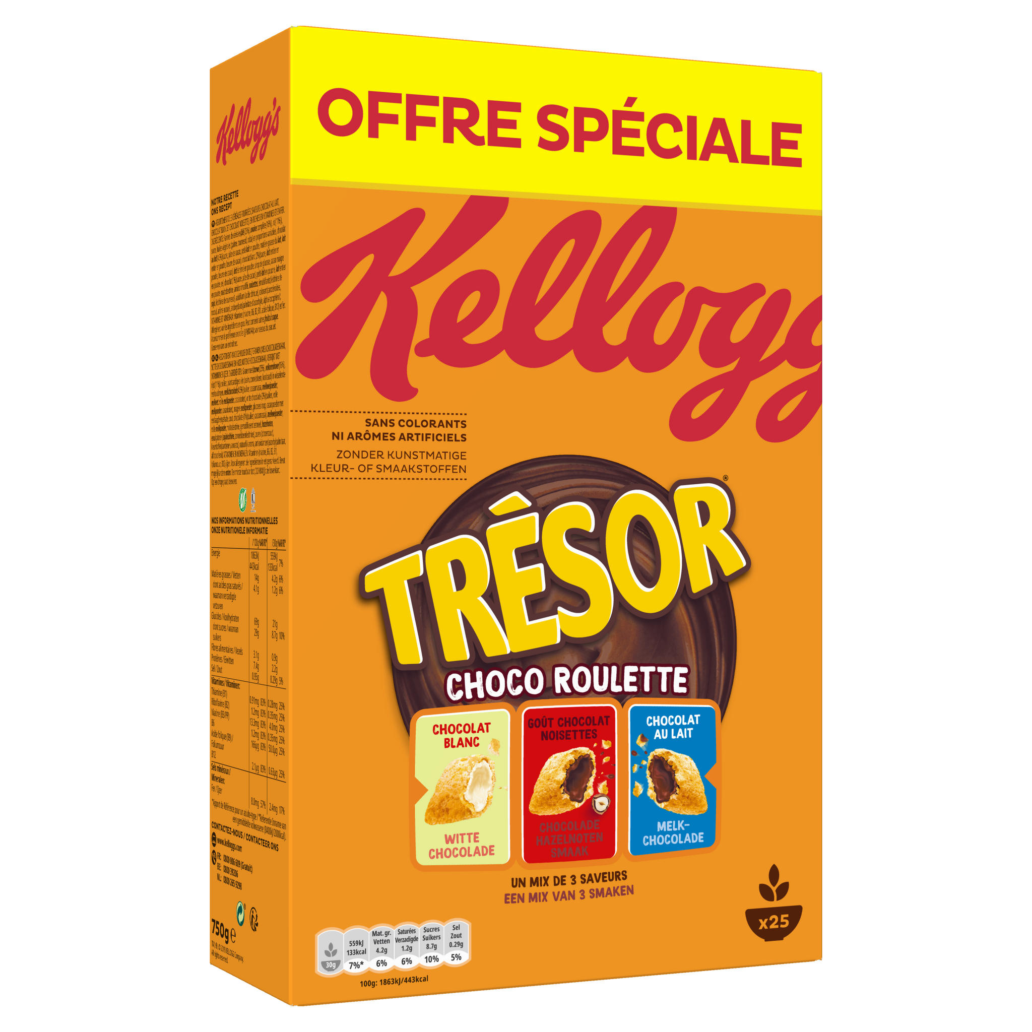 Crales Trsor Chocolat Blanc