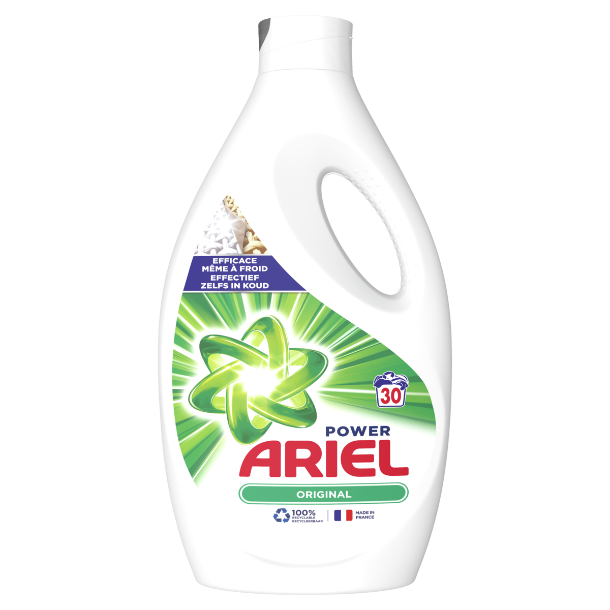 ARIEL Power Lessive liquide original 30 lavages 1650ml
