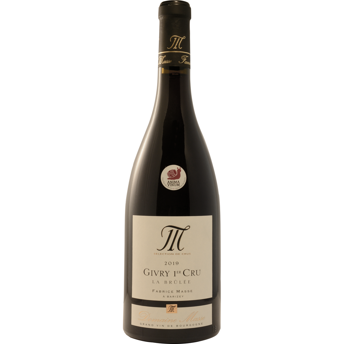 Vin rouge AOP Givry premier cru la Brûlée Domaine Fabrice Masse 75cl