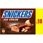 SNICKERS Barre glacée à la cacahuète et au caramel enrobée de chocolat 10 pièces 480g