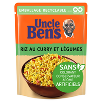 Uncle Ben’s Uncle Ben S Riz micro ondes légumes du soleil 2mn UNCLE BEN'S  250g