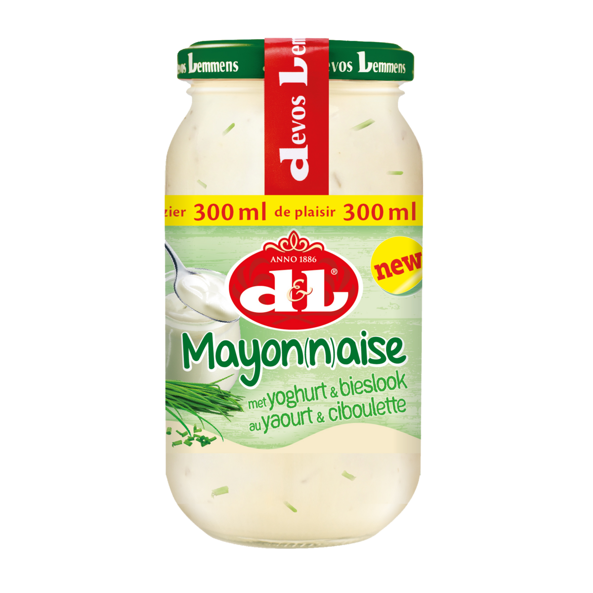 DEVOS LEMMENS Mayonnaise au yaourt et ciboulette 300ml