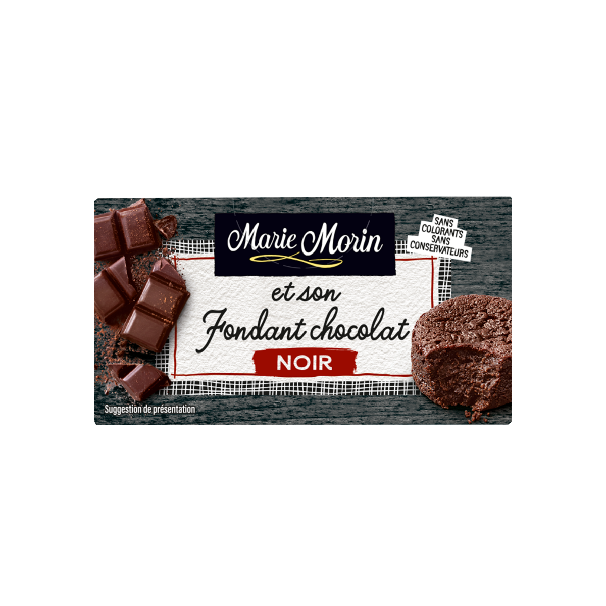 MARIE MORIN Fondant au chocolat noir 90g