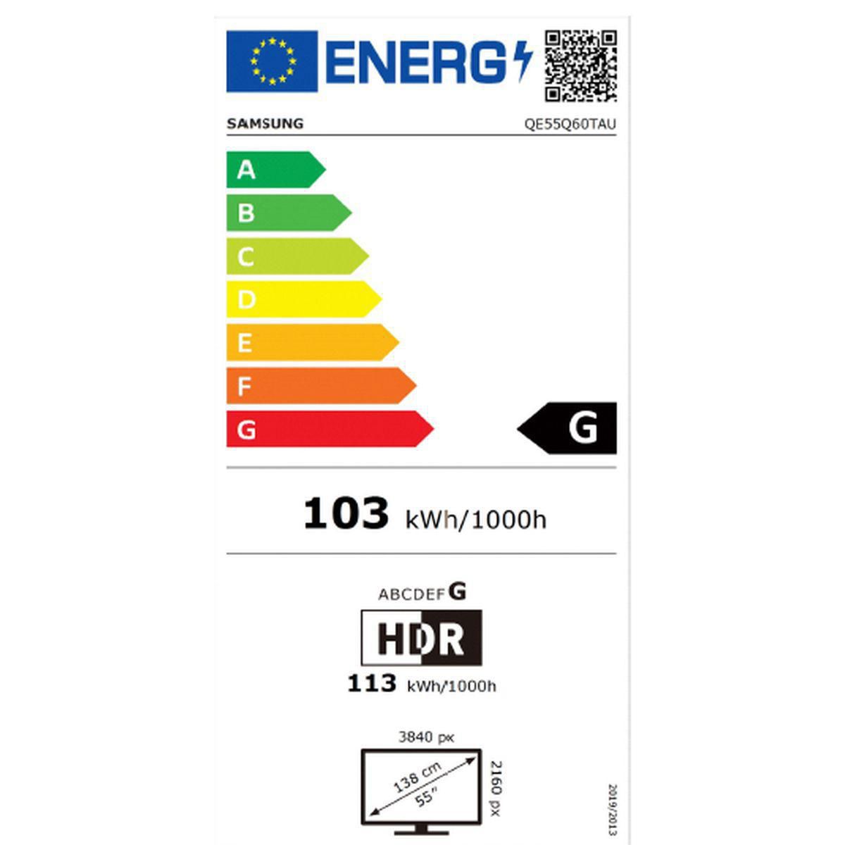 SAMSUNG QE55Q60T 2020 TV QLED 4K UHD 138 cm Smart TV